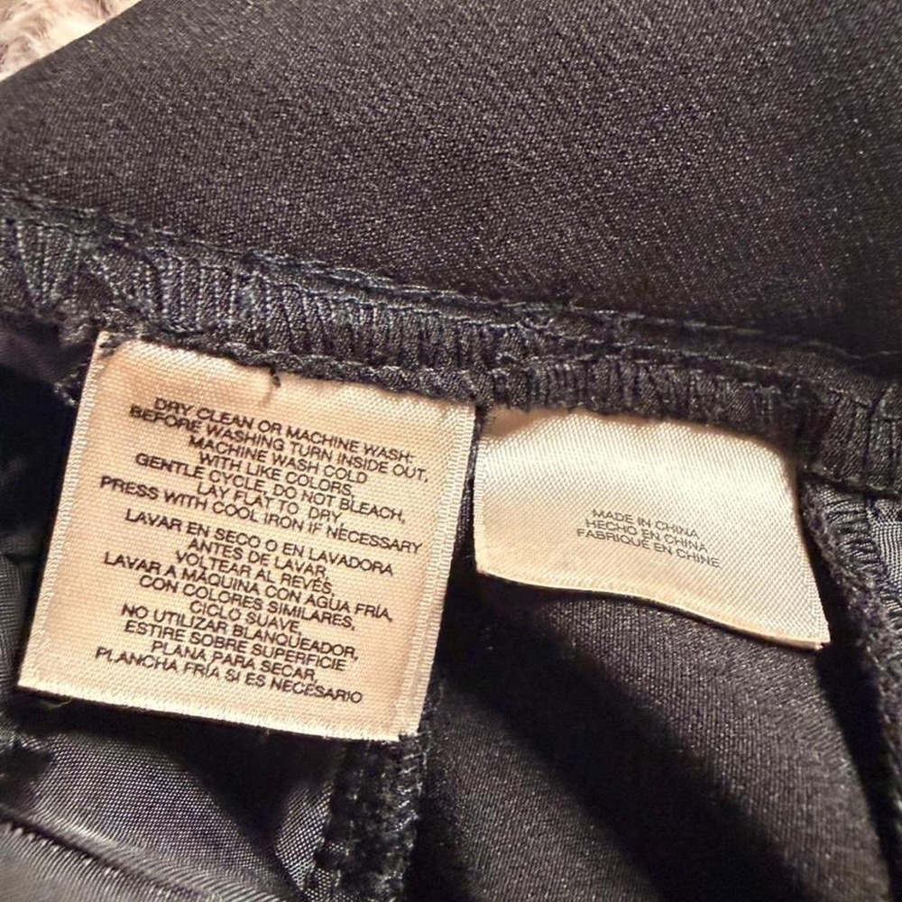Black Anne Klein dress pants Size 4 - Picture 4 of 8